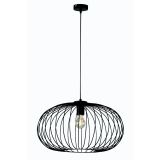 VISEČA SVETILKA BLACK STEEL 1XE27, CAGE