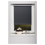 ROLO HUNGARIA KARNIS BLACKOUT 90X150 EASYFIX GRAFIT