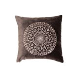 BLAZINA 2LIFE PRESTON VELVET 45X45 CM TEMNO RJAVA