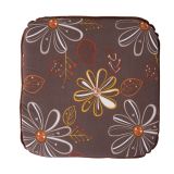 BLAZINA DAJAR RJAVO CVETJE 45X45X5 CM