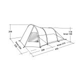 ŠOTOR EASY CAMP BLIZZARD 500 ZA 5 OSEB SIV