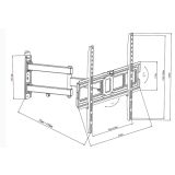 TV NOSILEC BLOW 76-870 32"-65" DO 40KG
