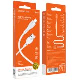 BOROFONE PODATKOVNI POLNILNI KABEL BX51 LIGHTNING 1M 2,4A - BEL