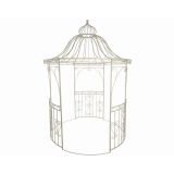 PAVILJON DECORIS BOWER VIENNA, KOVINSKI 222X305 CM, UMAZANO BEL