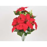 UMETNO CVETJE BOŽIČNA ZVEZDA ŠOPEK ILEKS X 12