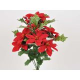 UMETNO CVETJE BOŽIČNA ZVEZDA. ILEX X 14