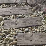 BETONSKA PLOŠČA SEMMELROCK BRADSTONE LOG PRAG PLOŠČA 60/25/3.8-4.2 CM ANT RJAV