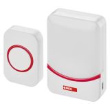 ZVONEC EMOS BREZŽIČNI BEL / RDEČ, DC 3X1.5V AAA (NI PRILOŽENO)