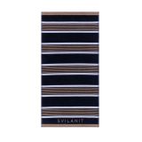 BRISAČA SVILANIT PLAŽNA LINE NAT,80X160 MODRA/BEŽ