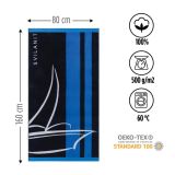 BRISAČA SVILANIT PLAŽNA SAIL,80X160 MODRA