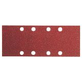 SAMOPRITDILNI BRUSNI LIST BOSCH 10-DELNI SET C430 RDEČ 80X133 G60 8 LUKENJ