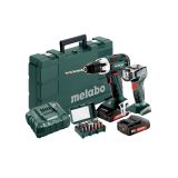 BATERIJSKI VRTALNIK / VIJAČNIK METABO BS 18 LT SET