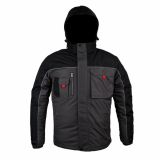 BUNDA MQ SIVA/ČRNA S KAPUCO ŠT. XL