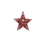 BUNKA IZ UMETNE MASE DECORIS FI 10 CM, RDEČA, VZOREC, SORTIRANO