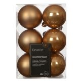 BUNKA IZ UMETNE MASE DECORIS FI 6 CM, KARAMELNA, 12/1 SIJOČA/MAT