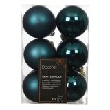 BUNKA IZ UMETNE MASE DECORIS FI 6 CM, SMARAGDNA, 12/1 SIJOČA/MAT