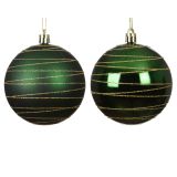 BUNKA IZ UMETNE MASE DECORIS FI 8 CM, ZELENA SIJOČA/MAT, SORTIRANO