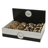 BUNKA IZ UMETNE MASE FI 8 CM SORT ŽIRAFA LEOPARD