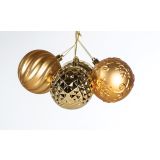 BUNKA IZ UMETNE MASE GLOSSTYLE DEKOR 8 CM ZLATA SORTIRANO