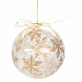 PVC BUNKA GLOSSTYLE BUNKE V ŠKATLI 14 KOS 75 MM 7 POSUTIH ZLATE/BELE