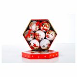 PVC BUNKA GLOSSTYLE BUNKE V ŠKATLI 14 KOSOV 5 CM 7 POSUTIH, 7 GLADKIH