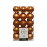 BUNKE ZA NOVOLETNO JELKO BAKRENE BARVE, 30/1, FI 60 MM