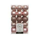 BUNKE ZA NOVOLETNO JELKO ROZA BARVE, 30/1, FI 60 MM