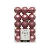 BUNKE ZA NOVOLETNO JELKO ROZA BARVE, 30/1, FI 60 MM