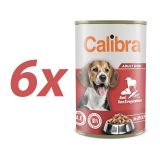 CALIBRA PREMIUM KONZERVA GOVEDINA, JETRA IN ZELENJAVA V ŽELEJU 6X1240 G