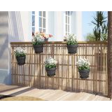 PE ZUNANJI LONEC CAPRI CAMPANA BALKONSKI SET ANTRACIT 20CM