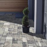 BETONSKI TLAKOVEC SEMMELROCK CASTELLO ANTICO BREZ IMITAC. 25 CM LAVA SIV