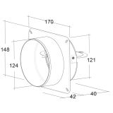 CEV ZA NAPO SICCABO ROZETA Z LOPUTO 125 MM