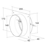 CEV ZA NAPO SICCABO ROZETA Z LOPUTO 150 MM