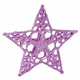 OKRASEK ZA JELKO GLOSSTYLE ČIPKA ANGEL, ZVONČEK ALI ZVEZDA SORTIRANO 10 CM