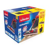 PRIPOMOČEK ZA ČIŠČ. TAL VILEDA ULTRAMAX KOMPLET Z DRŽALOM+VEDRO Z OŽEMAL.