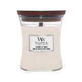 SVEČA V KOZARCU WOODWICK CLASSIC MEDIUM COCONUT & TONKA