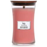 DIŠEČA SVEČA WOODWICK CLASSIC MEDIUM MELON & PINK QUARTZ