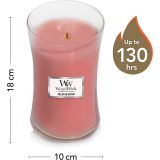 DIŠEČA SVEČA WOODWICK CLASSIC MEDIUM MELON & PINK QUARTZ