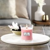 DIŠEČA SVEČA WOODWICK CLASSIC MEDIUM MELON & PINK QUARTZ