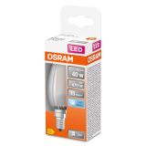 LED ŽARNICA E14 OSRAM CLB40 4W/840, MAT STAR, RETROFIT