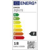 LED ŽARNICA E27 EMOS CLS A67 18W CW