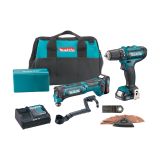 AKUMULATORSKO MULTIFUNKCIJSKO ORODJE IN VRTALNIK-VIJAČNIK MAKITA CLX206SX4