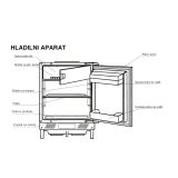 HLADILNIK CANDY CRU 164 NE