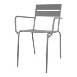 KOVINSKI STOL LESLI DA VINCI, NAKLADALEN, SIVI