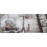 STENSKA PLOŠČICA CERAMICA KONSKIE POSTCARD GREY 3 INSERTO 20X50 DEKOR, TREVISO