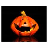 DEKOR.ZA NOČ ČAROVNIC GLOSSTYLE BUČA KERAMIČNA 14 CM