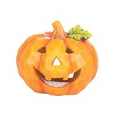 DEKOR.ZA NOČ ČAROVNIC GLOSSTYLE BUČA KERAMIČNA 18 CM PREMERA