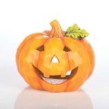 DEKOR.ZA NOČ ČAROVNIC GLOSSTYLE BUČA KERAMIČNA 18 CM PREMERA