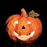 DEKOR.ZA NOČ ČAROVNIC GLOSSTYLE BUČA KERAMIČNA 18 CM PREMERA