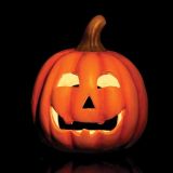 DEKOR.ZA NOČ ČAROVNIC GLOSSTYLE BUČA KERAMIČNA 19 CM PREMERA